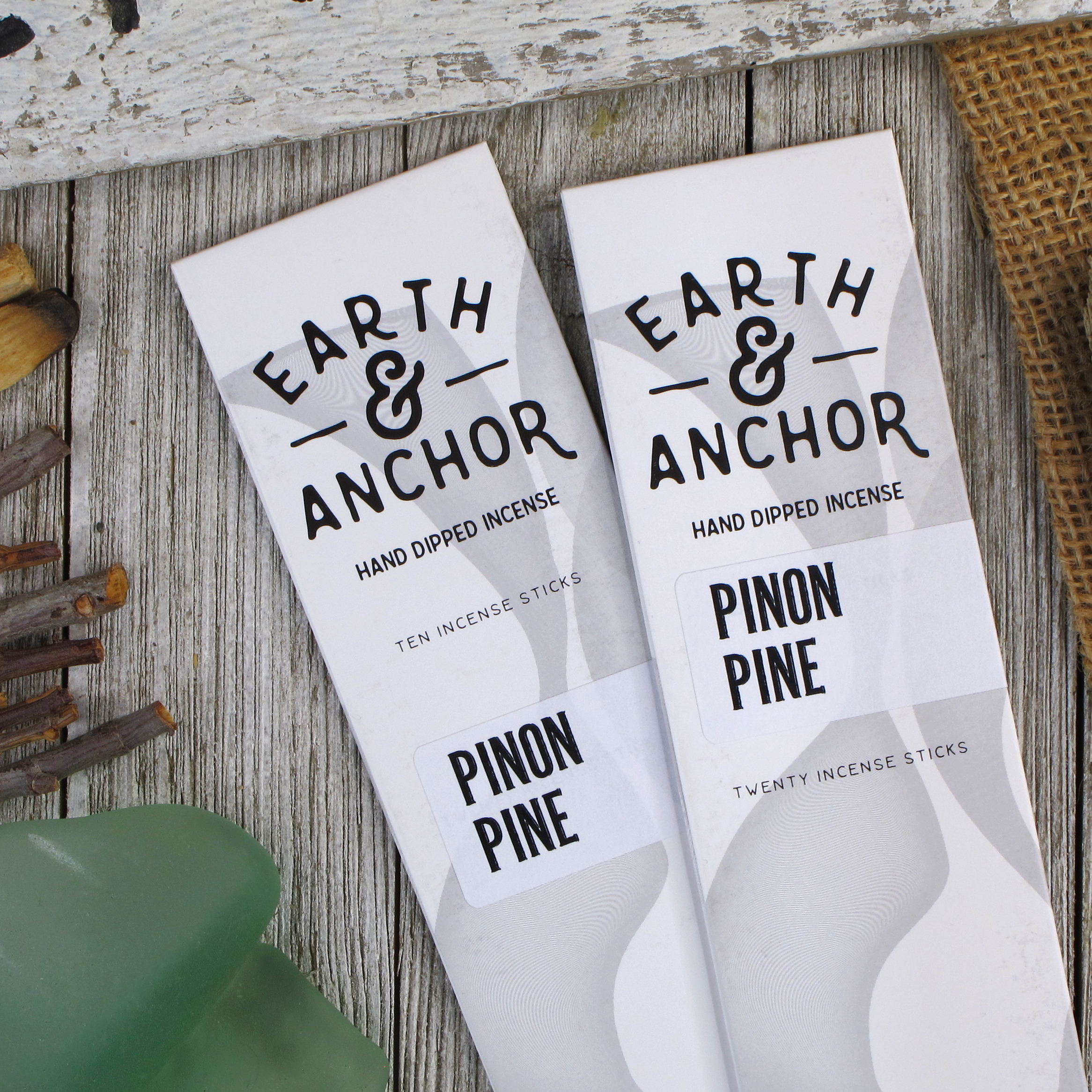 Pinon Pine Hand Dipped Incense - Earth & Anchor Soap Co.