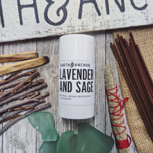 Load image into Gallery viewer, Vegan Deodorant - Lavender & Sage - Earth & Anchor Soap Co.