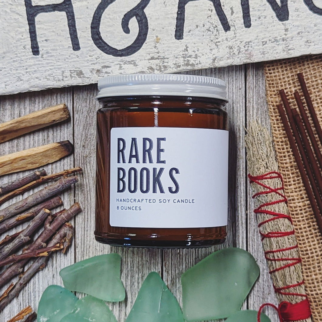 Rare Books Soy Candle