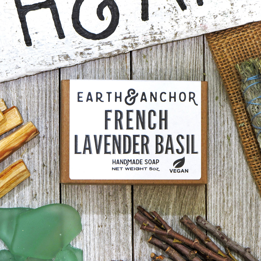 French Lavender Basil Soap