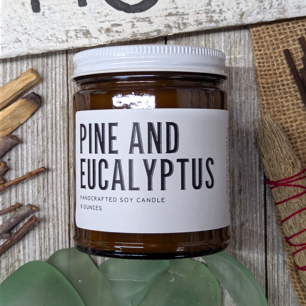 Pine + Eucalyptus Soy Candle