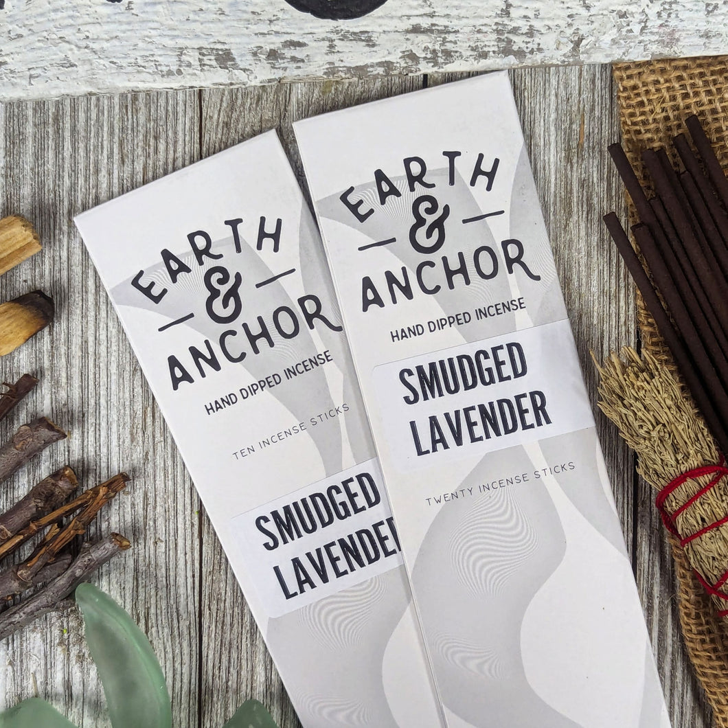 Smudged Lavender Incense - Earth & Anchor Soap Co.