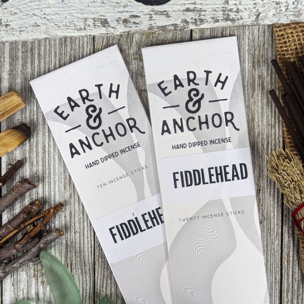Fiddlehead Incense - Earth & Anchor Soap Co.