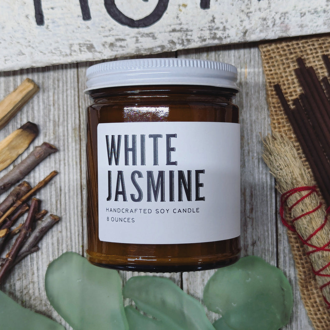 White Jasmine Soy Candle