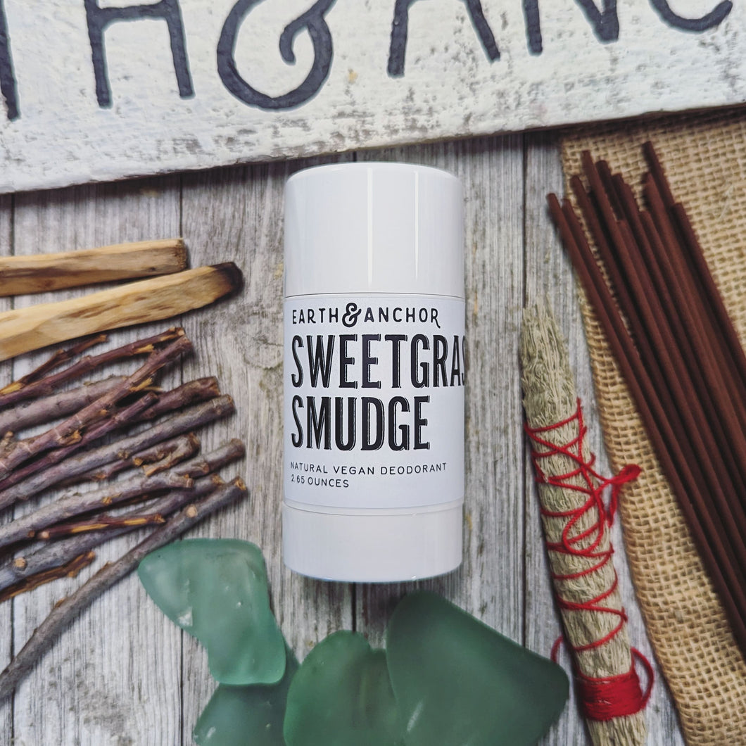 Vegan Deodorant - Sweetgrass Smudge