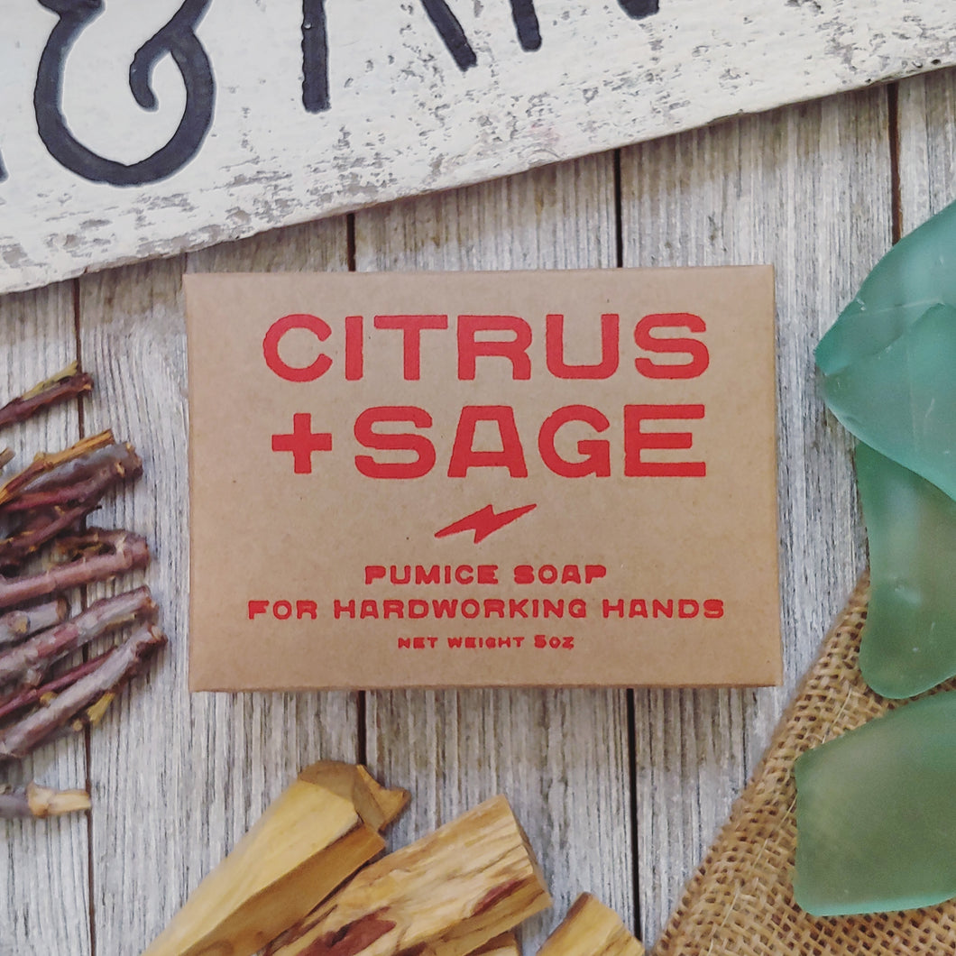 P&L // E&A Citrus & Sage Pumice Soap