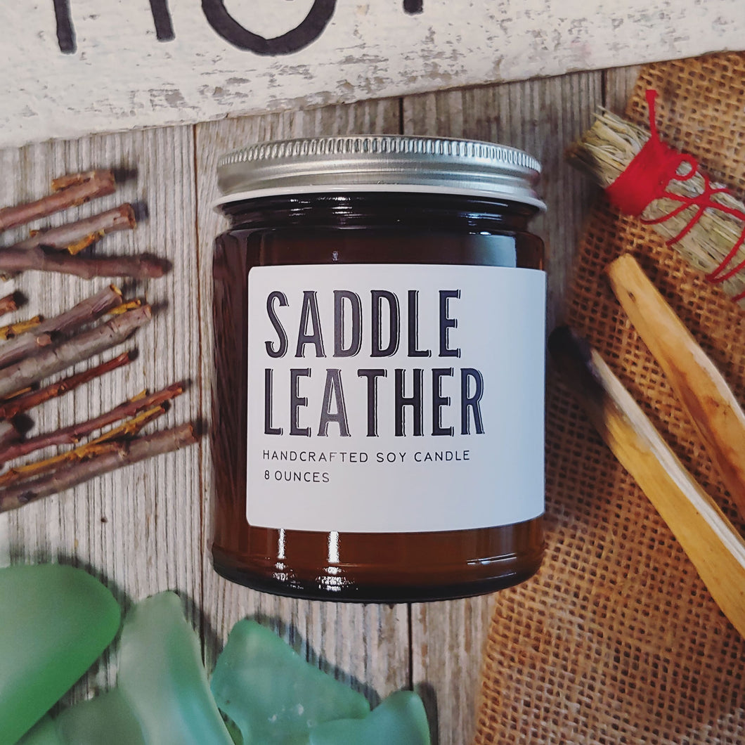 Saddle Leather Candle