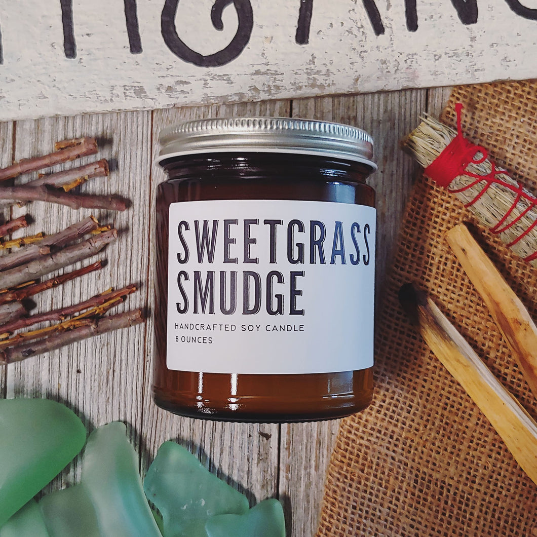 Sweetgrass Smudge Candle