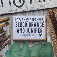 Load image into Gallery viewer, Blood Orange &amp; Juniper Soap - Earth &amp; Anchor Soap Co.
