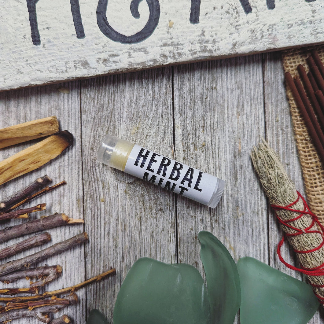 Herbal Mint Beeswax Lip Balm