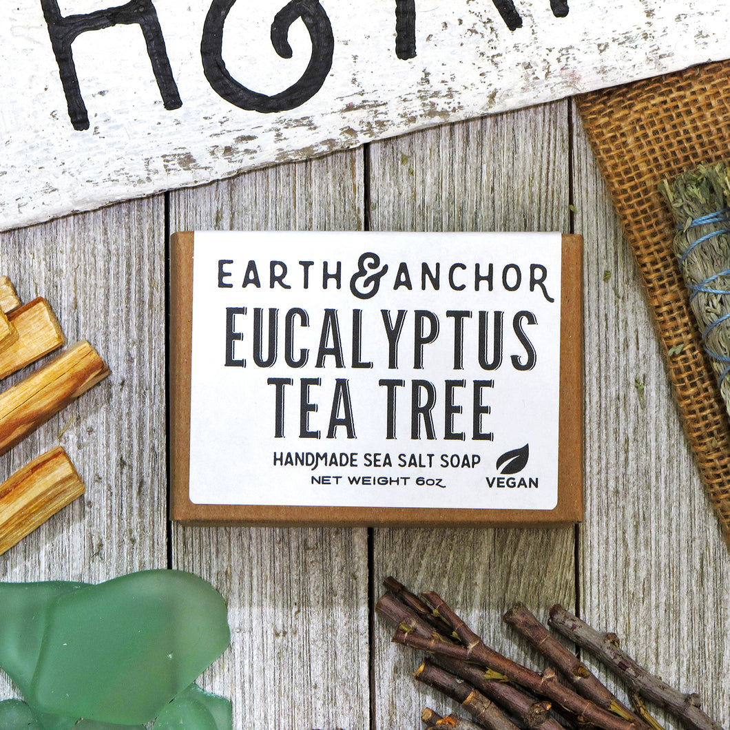 Eucalyptus Tea Tree Sea Salt Soap