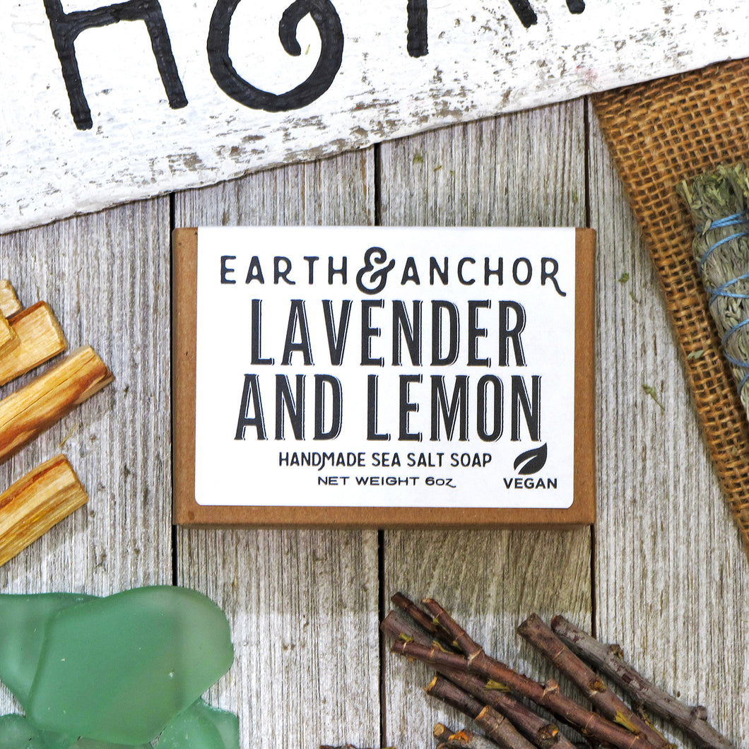 Lavender & Lemon Sea Salt Soap